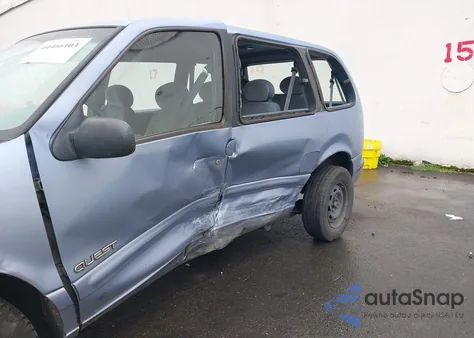 1995 Nissan Quest Xe/Gxe z USA, uszkodzony, nr VIN 4N2DN11W9SD830190